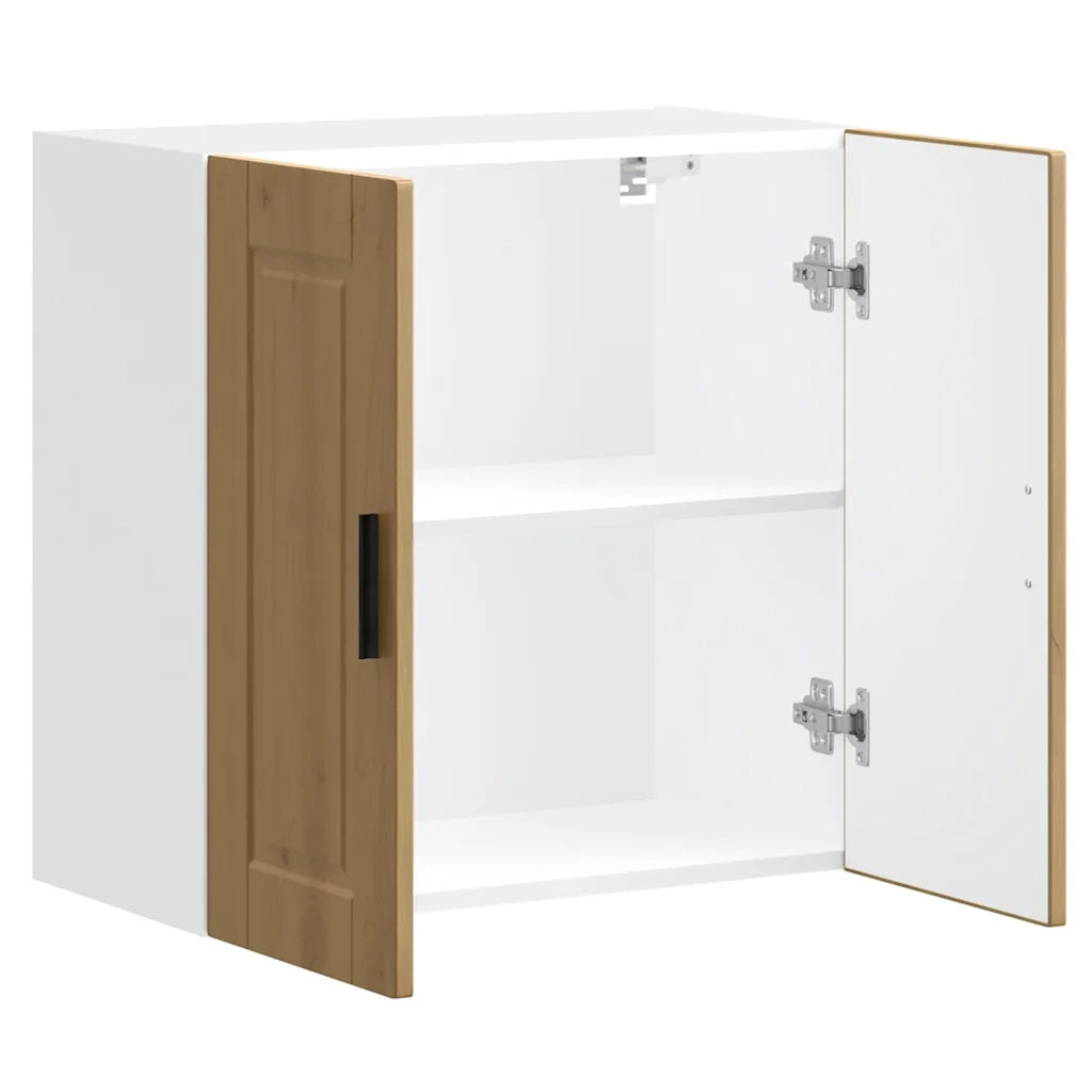 vidaXL Pensile da Cucina Porto Rovere Artigianale Legno Multistrato