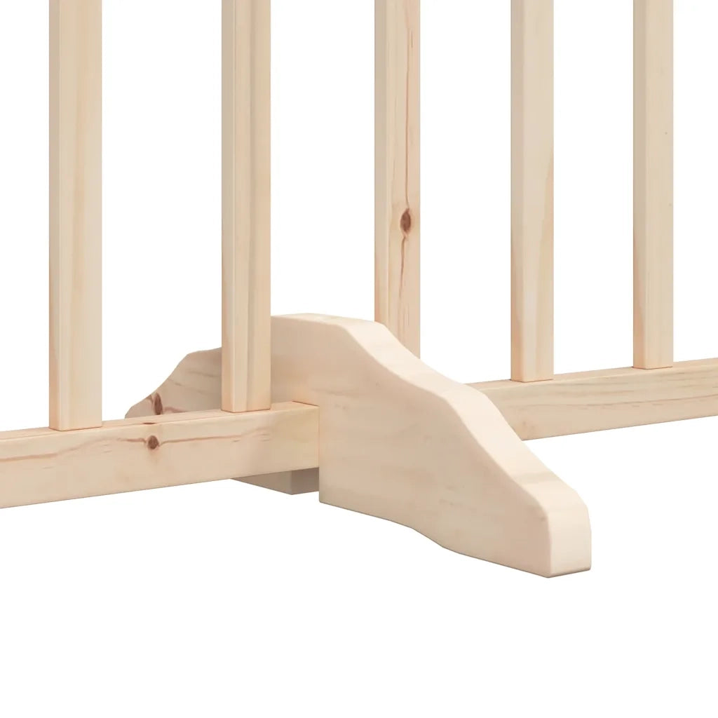 Cancello per Cani Porta Pieghevole 12 Pannelli 960 cm in Pioppo CFW8756425