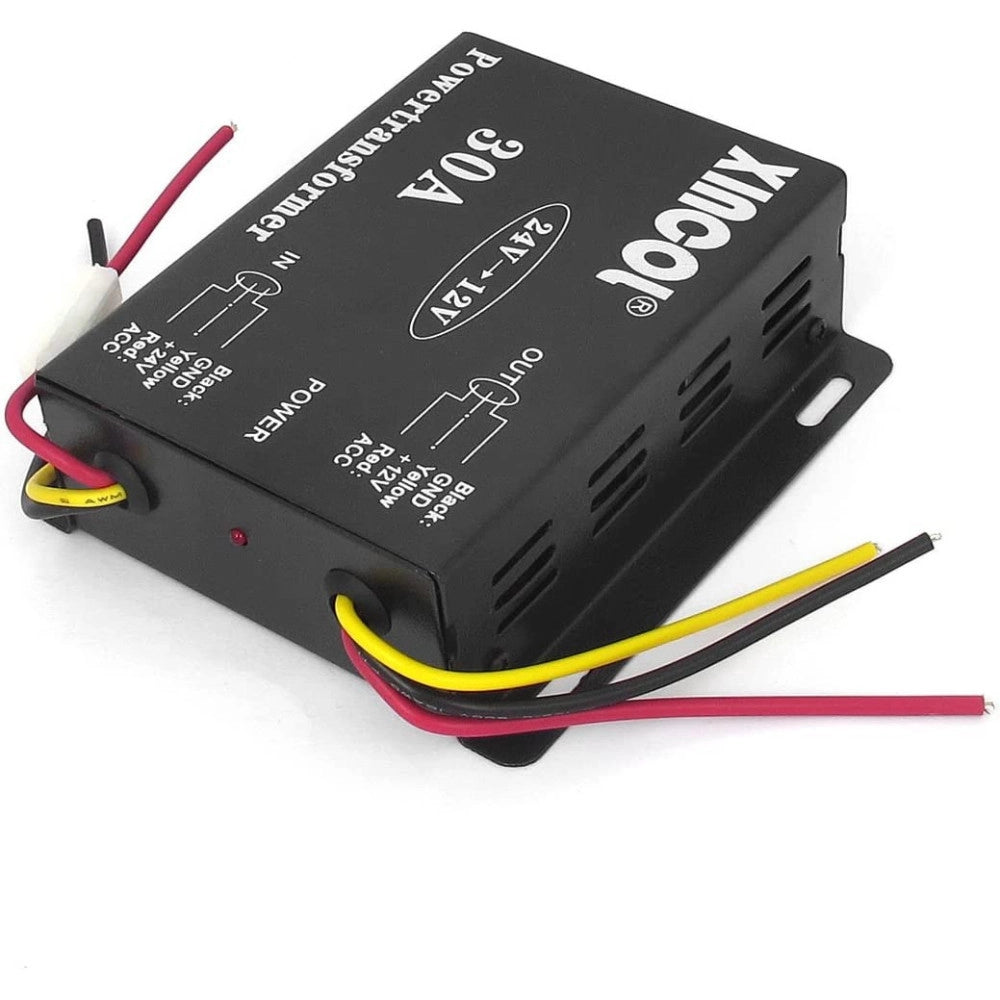 Trade Shop - Inverter Convertitore Auto Da 30a Amp Dc Da 24v A 12v Auto Camion Camper -