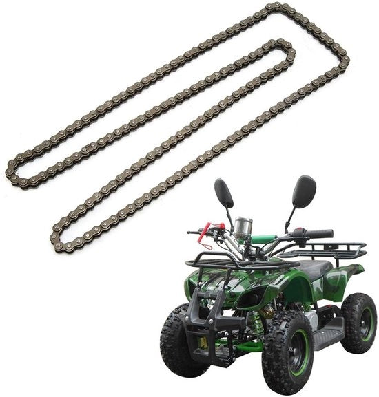 Catenaccio in Acciaio Inossidabile di Alta Qualità - 158 Anelli - 49 cm di Lunghezza - Adatto per Bicicletta/ATV/Scooter - Facile da Installare - Catenaccio per Motocicletta