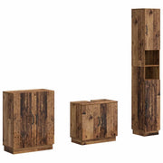 Set di armadietti da bagno in 3 pezzi HOORN Legno antico 3417475