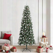 Albero di Natale artificiale con 300 LED Verde 240 cm 3395847
