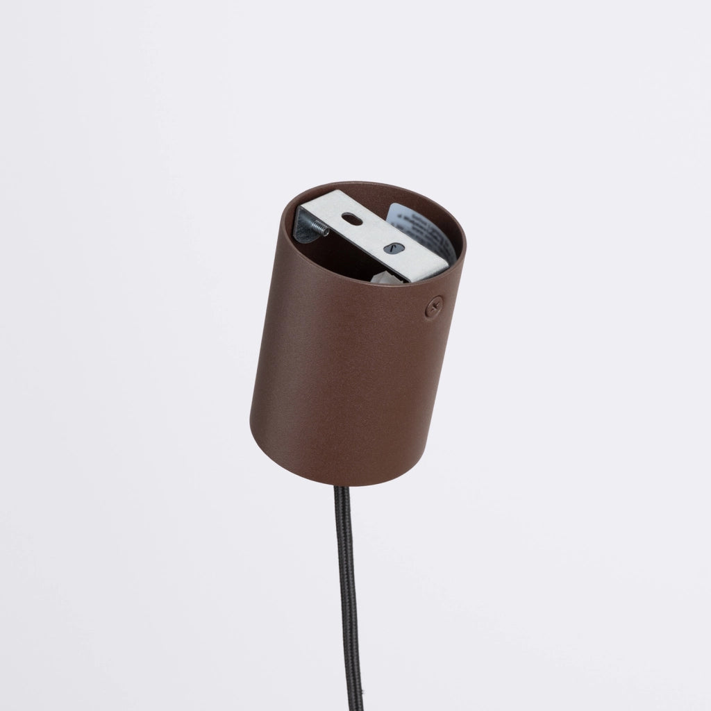 Lampada a sospensione AURA 1 marrone Gx53