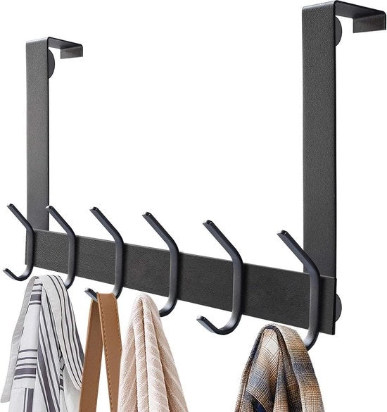 Hanger per porta - Maniglione per porta - Appoggio per vestiti - Hanger per porta bagno - Hanger per asciugamani e vestiti - Appoggio per vestiti