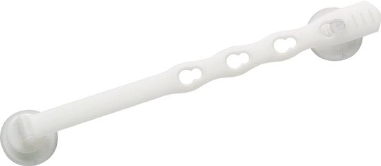 Blocco finestre per finestra aperta con maniglie, colore bianco
