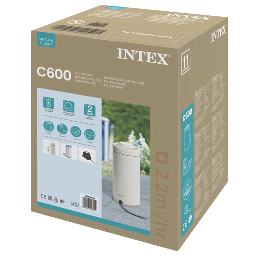 INTEX Pompa Filtrante  Bianco 3.69 PVC 42035615
