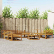 Set di divani da esterno 10 pcs Naturale 3368202
