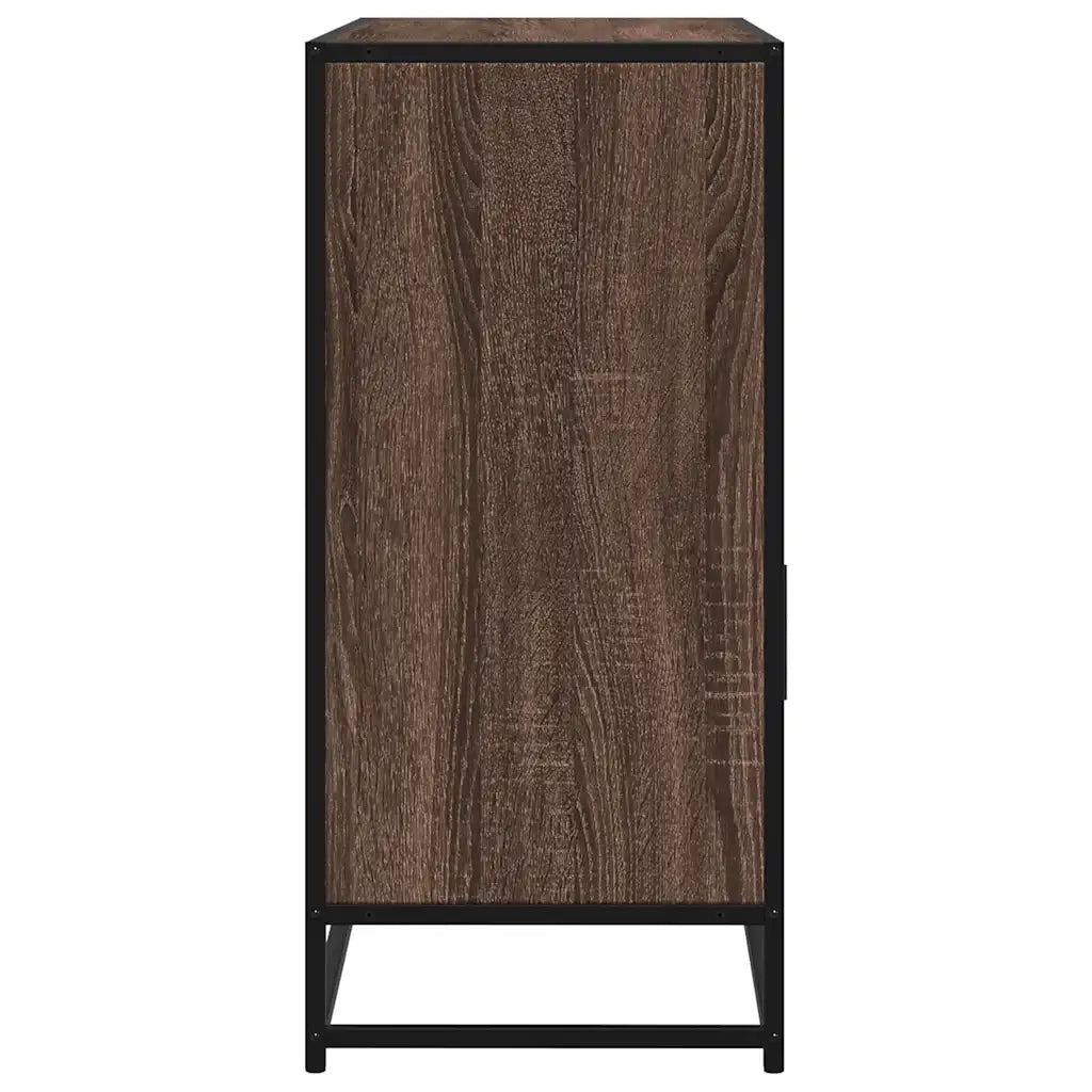 Credenza | Madia | Buffet da pranzo | Armadio da pranzo Rovere Marrone 100x35x76 cm in Legno Multistrato