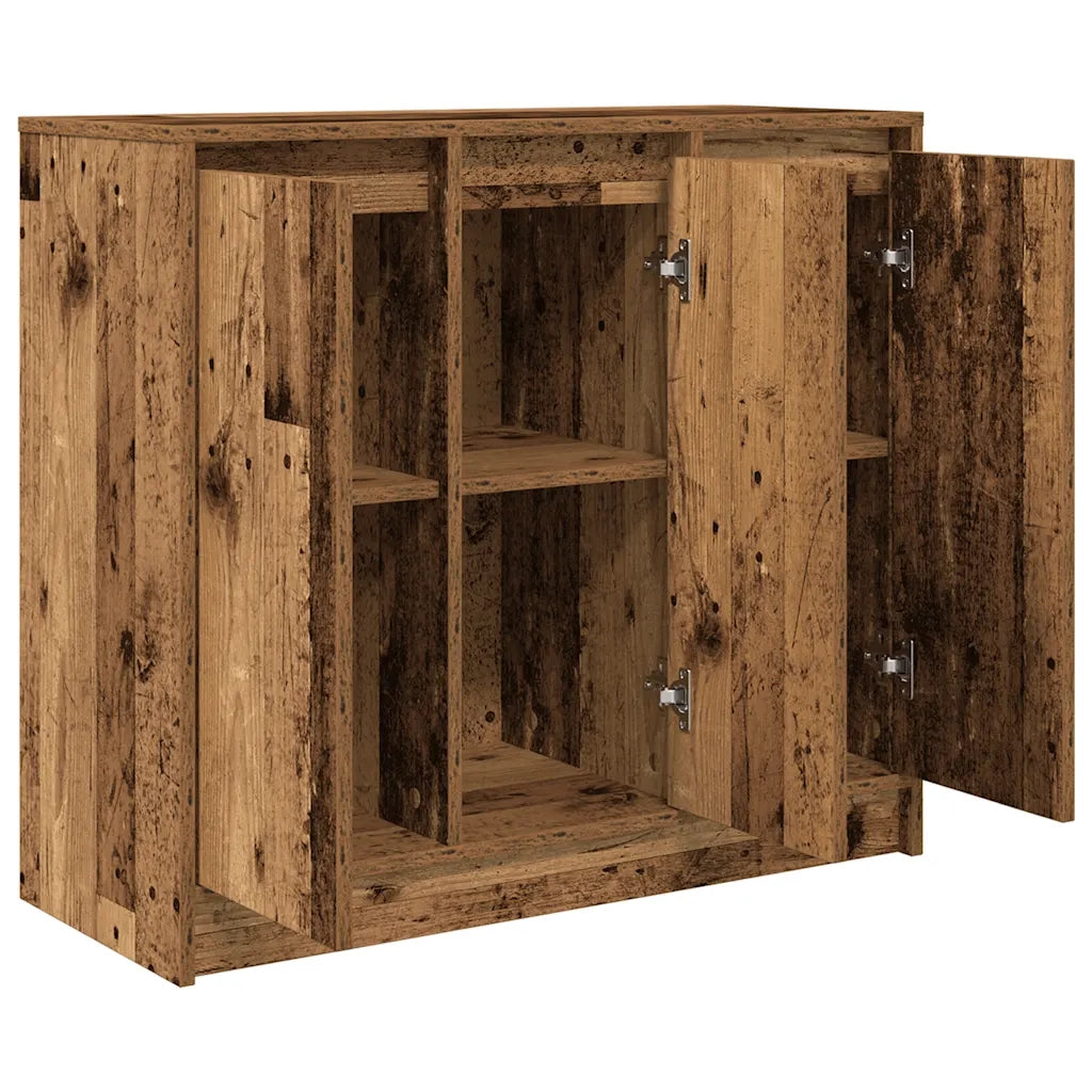 vidaXL Credenza Legno Antico 85x34x76 cm in Legno Multistrato