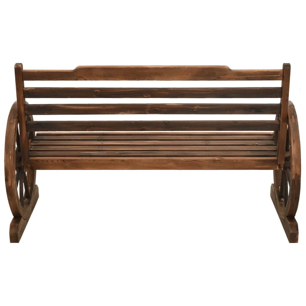 Panca da giardino mobili da esterno terrazza 112 x 61 x 78 cm legno massello di abete 02_0011176