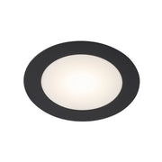Faretto incasso tondo nero LED 10W 4000K IP44 Tottori Shilo