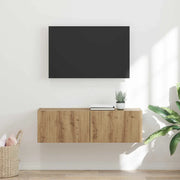 Mobile TV da parete Rovere Artigianale 98 x 31 x 29,5 cm 892247