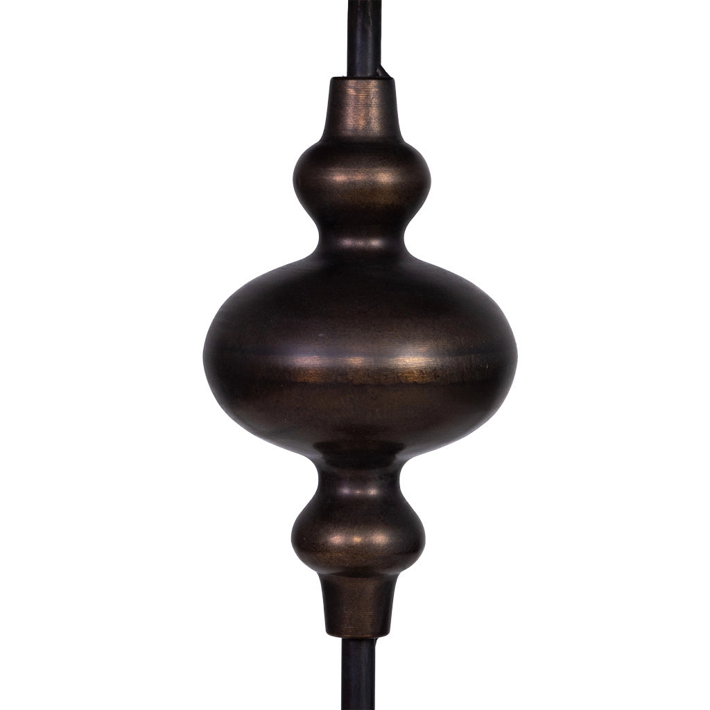 Lampada da tavolo in metallo 30x30x80h cm