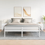 Comodini 2 pz con 2 Cassetti-Set di 2 Tavolino da notte Bianchi 40x36x50 cm