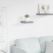 Scaffale a Parete Grigio 23x23,5x3,8 cm in MDF cod mxl 33038