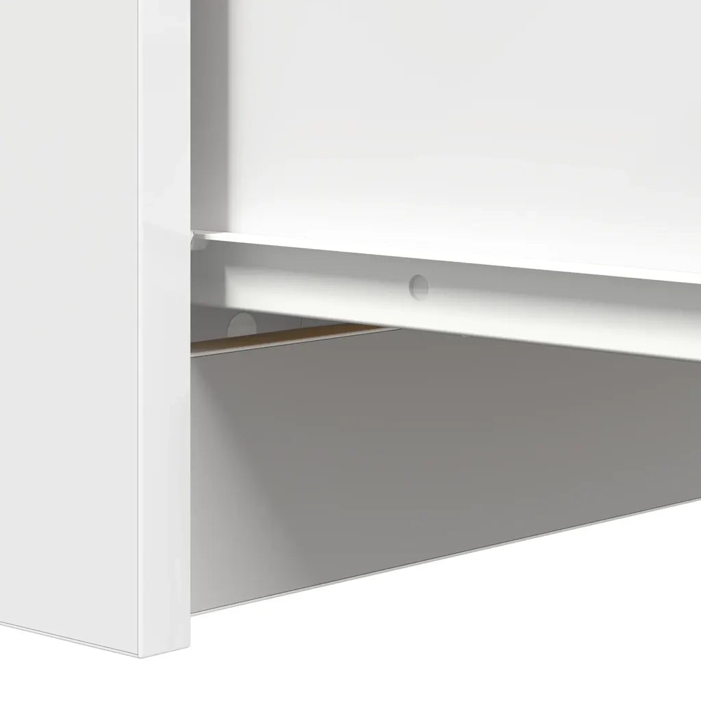 vidaXL Credenza con Cassetti Bianco 37,5x35x99 cm in Legno Multistrato