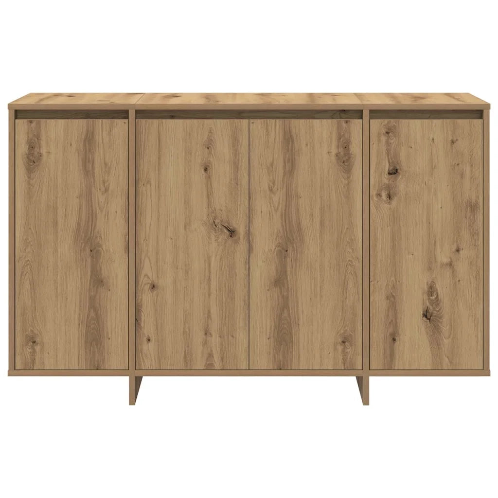 Credenza | Madia | Buffet da pranzo | Armadio da pranzo rovere artigianale 120 x 41 x 75 cm Legno multistrato
