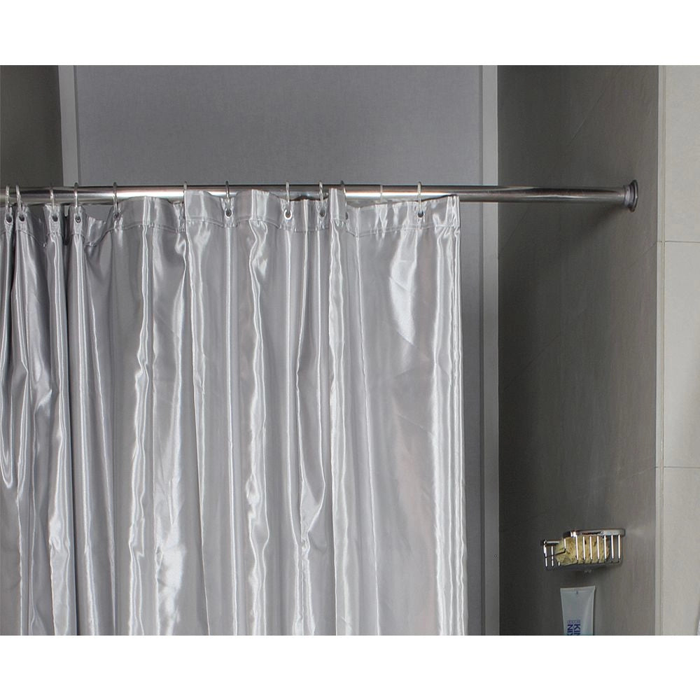 Tubo reggitenda in alluminio estensibile 80>135 cm cromo