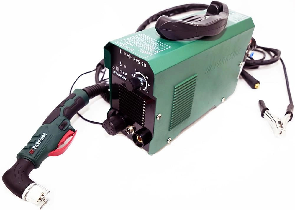 Parkside - Taglierina al plasma PPS 40 B3, 4-4, 5 bar, corrente di taglio: 15-40 A, spessore del materiale: fino a 12 mm, Verde