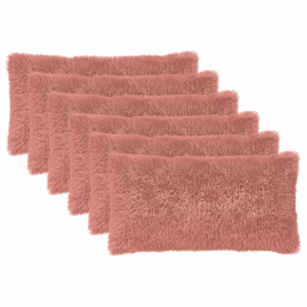 Federa 6 pcs HEERLEN Rosa 40 x 80 cm Fleece PV 910124