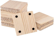 Sostegni in legno da 30 pezzi - 10 x 10 cm - Sostegni per vetrini - Sostegni per pentole - Materiale premium - Sostegni da tavolo