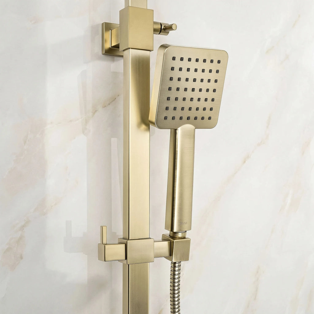 Set Doccia Rea Atrium Brush Gold