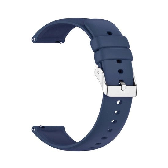 Cintura di alluminio, cintura di silicone morbida, chiusura in acciaio inossidabile, scegli colore e larghezza 22 mm, cintura in gomma setosa