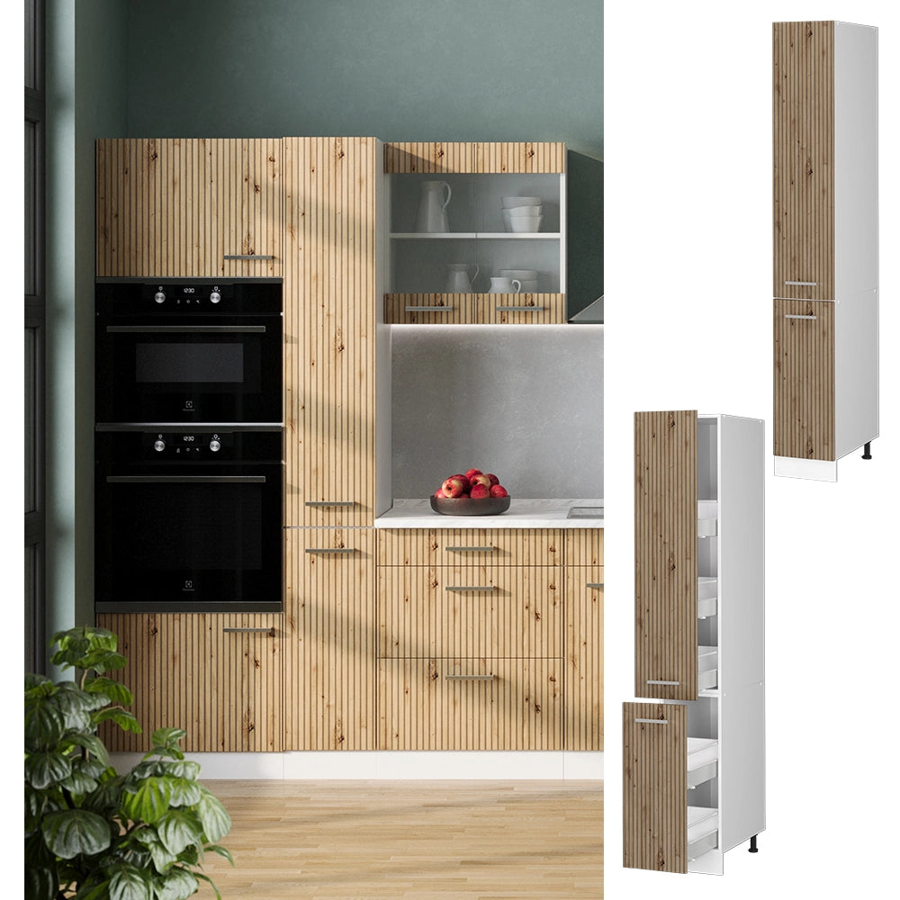 Vicco Armadio da farmacia Rovere artigianale 30 cm