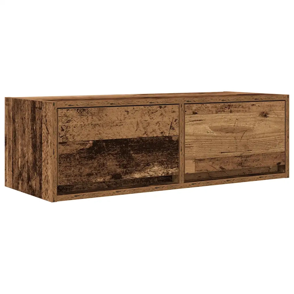 Mobili Porta TV 2 pz Legno Antico 80x31x25,5 cm in Truciolato 861523