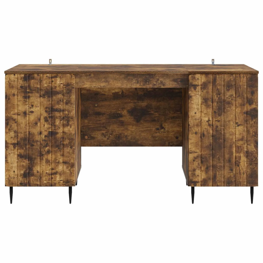 Scrivania Rovere Fumo 142,5 x 50 x 75 cm Legno ingegnerizzato