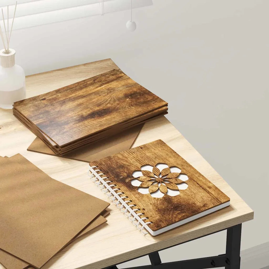 Pannelli decorativi 150 pz Rovere fum¨¦ 15 x 21 x 0.27 cm CFW5832867