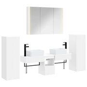 Set di mobili per il bagno 6 pcs Bianco 3407135