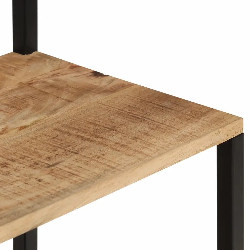 Appendiabiti con Scarpiera-Scarpiera con Appendiabiti 68x30x182 cm Massello Mango Grezzo