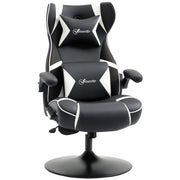 Poltrona Gaming ¨C zephmum ¨C Nero e Bianco, 69x73x118 cm