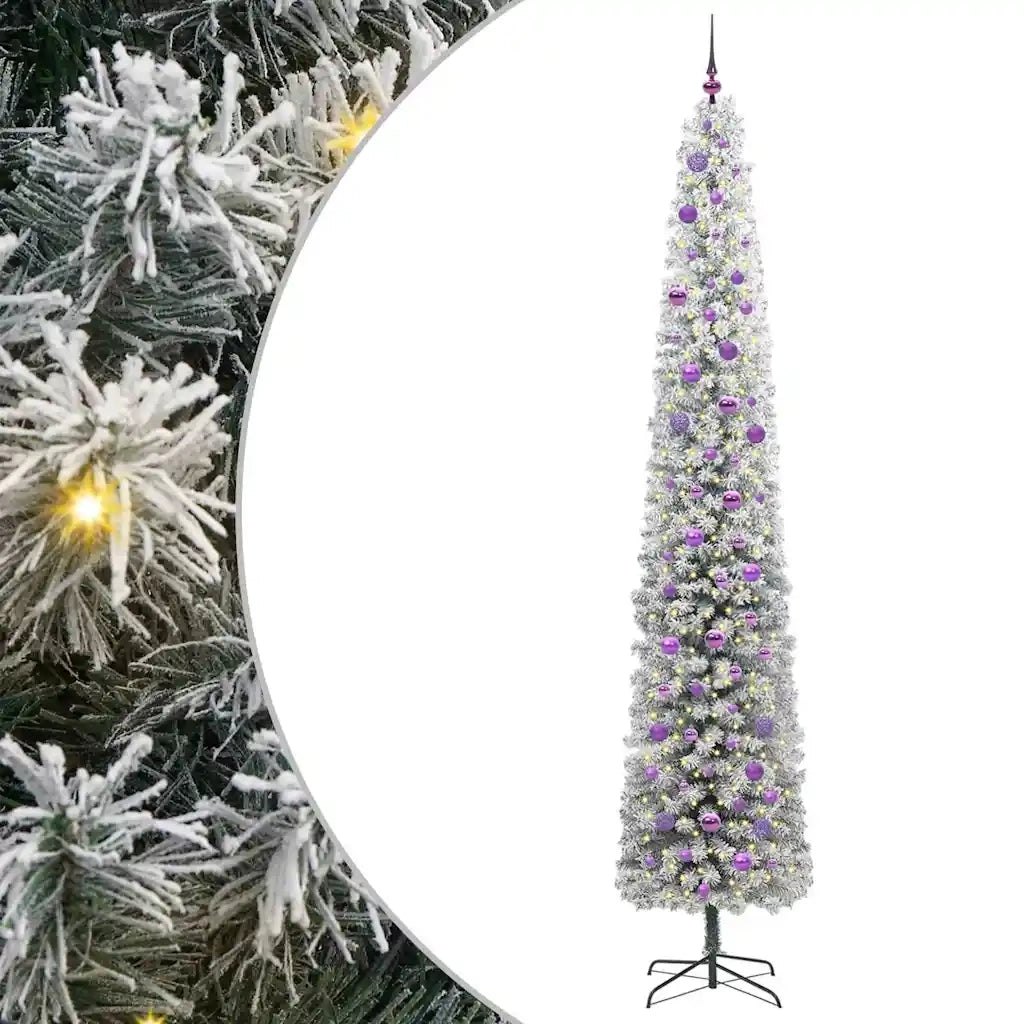Albero di Natale artificiale con 300 LED Verde 270 cm 3395059