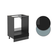 Vicco Mobile per forno da incasso Nero lucido 60 cm , PL Rovere