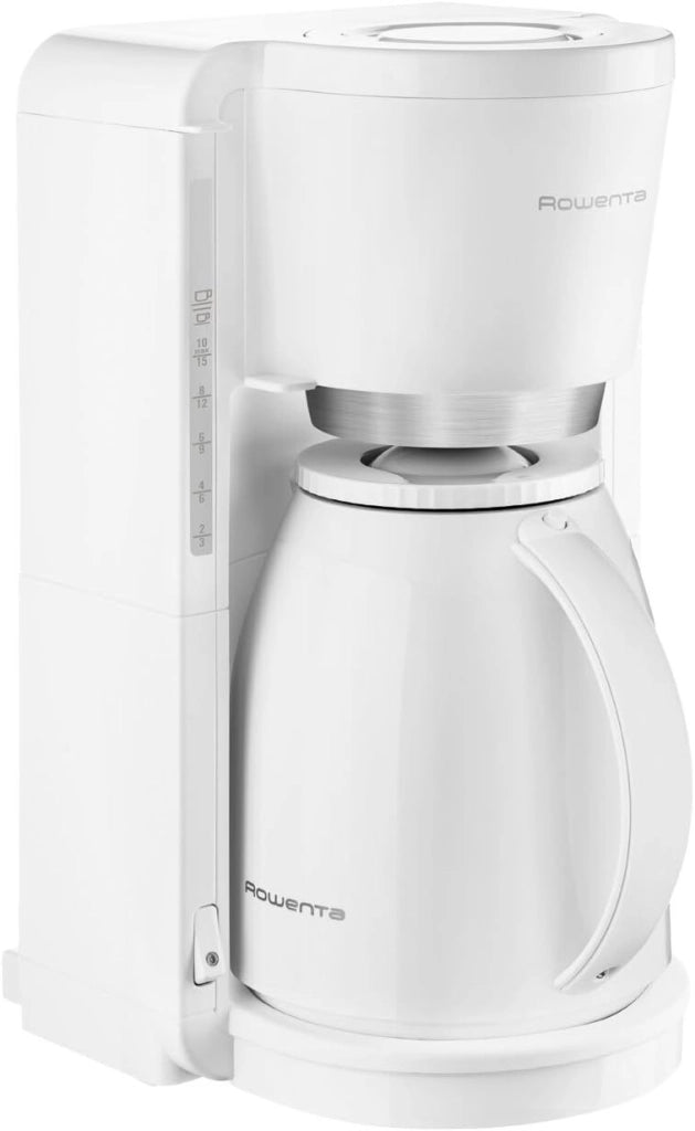 Rowenta CT3801 Adagio Thermo Macchina da caffe' Filtro 1,25 L 850 W Spegnimento Automatico Tasto Antigoccia Piastra Riscaldata colore Bianco