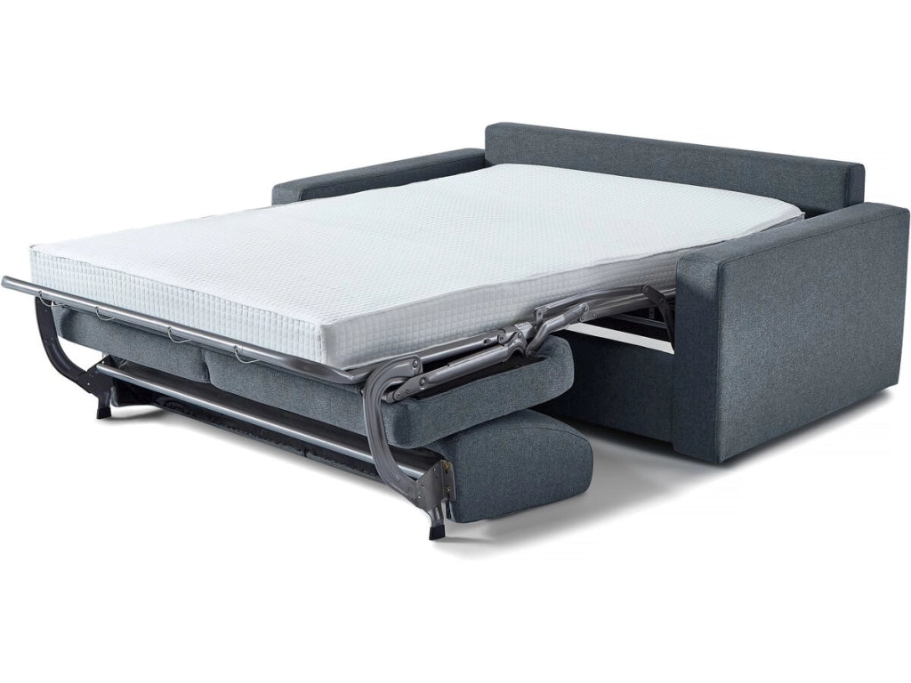 Divano trasformabile in tessuto express "Diana" - letto 120 cm - 2 posti - Grigio