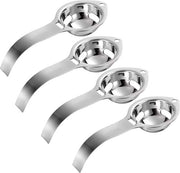 Set di 4 Separatori di Uova in Acciaio Inox – Separatore Proteine e Ghiotte, Resistenti al Lavastoviglie
