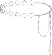 Collana del corpo in argento Y2K con stella e catena di regolazione della lunghezza 

Modello: Y2K 
Codice prodotto: 123456 
 Materiale: Argento 
 Lunghezza catena: 45 cm 
 Regolazione della lunghezza: Sì 
 Peso: 120 g