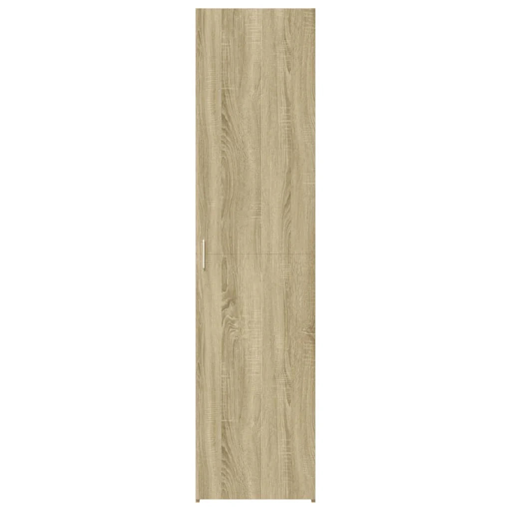 Buffet credenza cassettiera armadio mobile contenitore organizer cucina soggiorno salotto rovere Sonoma alto 45 x 42,5 x 185 cm legno ingegnerizzato marrone 02_0034066