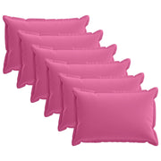 Federa 6 pcs HOUTEN Rosa 30 x 50 cm Poliestere 916226