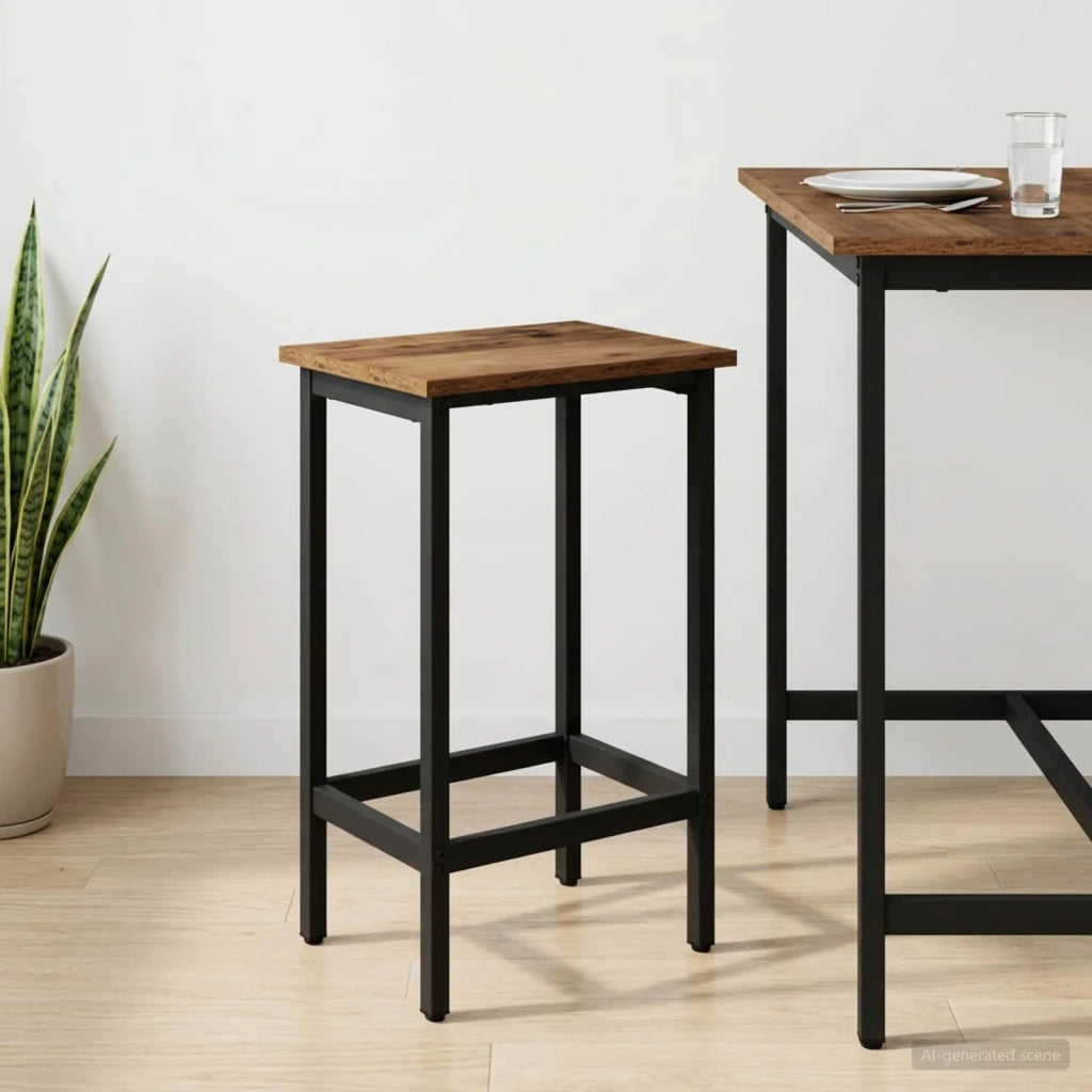 Sgabello da bar Legno antico 40 x 32 x 74 cm 8006153