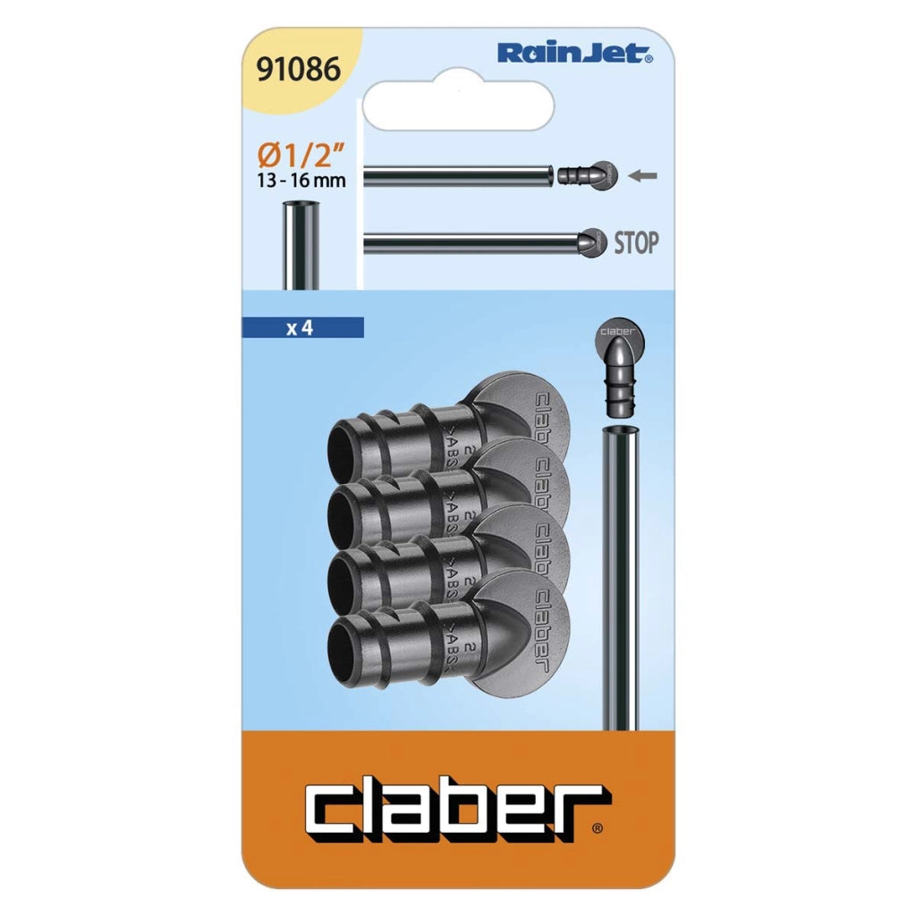 TAPPO PER MICROIRRIGAZIONE TUBO 1/2 IN BLISTER 91086 - 5 blister CLABER