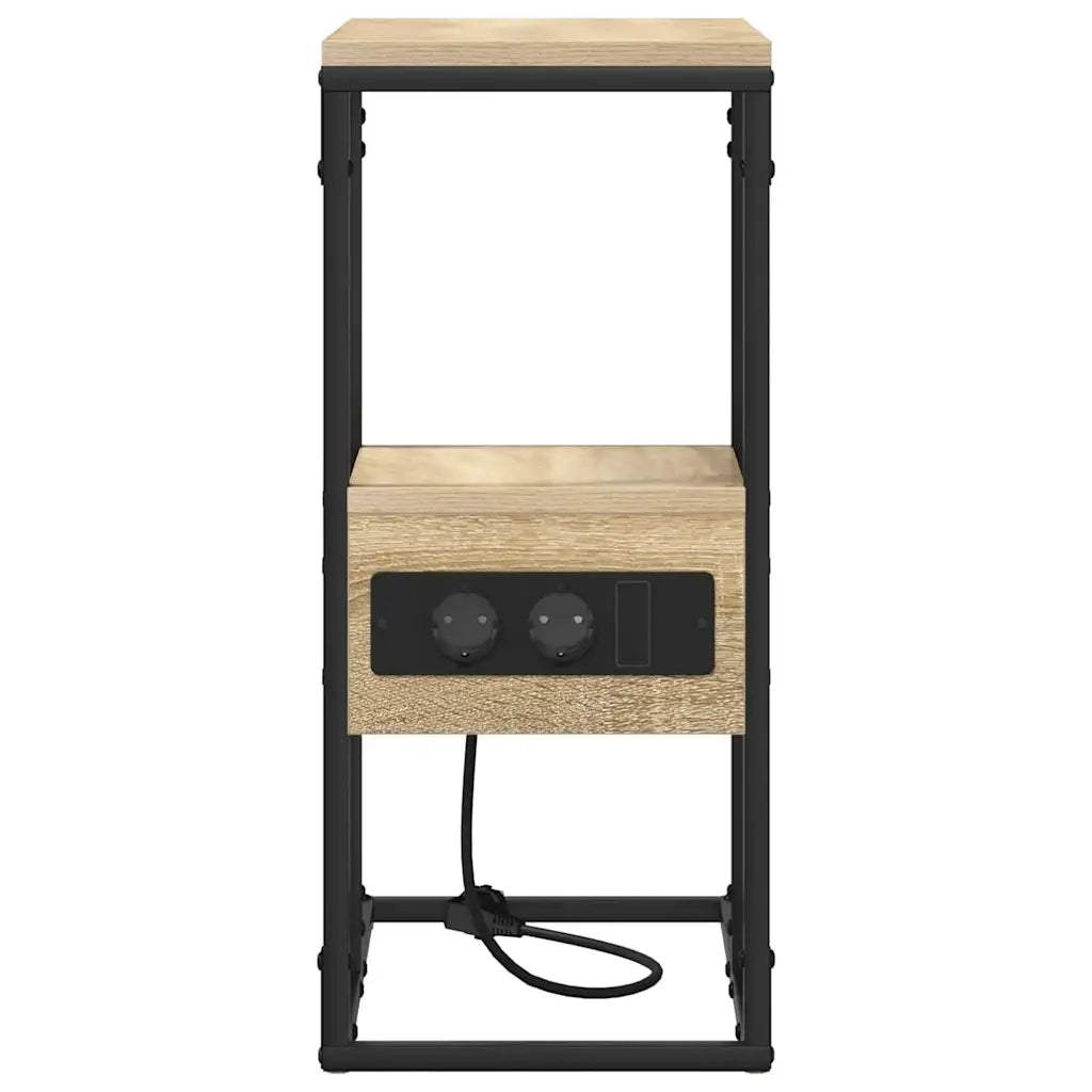 Comodino | Armadio da Notte | Mobiletto da notte con cassetto rovere sonoma 41.5 x 26 x 60.5 cm