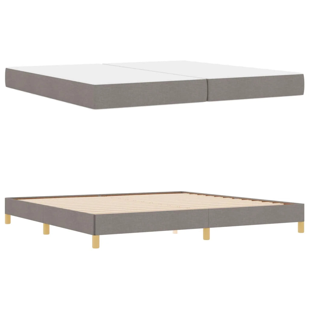 Letto a molle con materasso Talpa 200 x 200 cm Tessuto 3398595