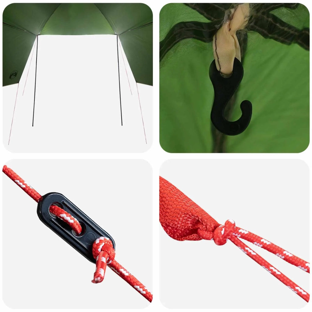 Tenda da auto Verde 308 x 215 x 220 cm Poliestere e Acciaio 42028547
