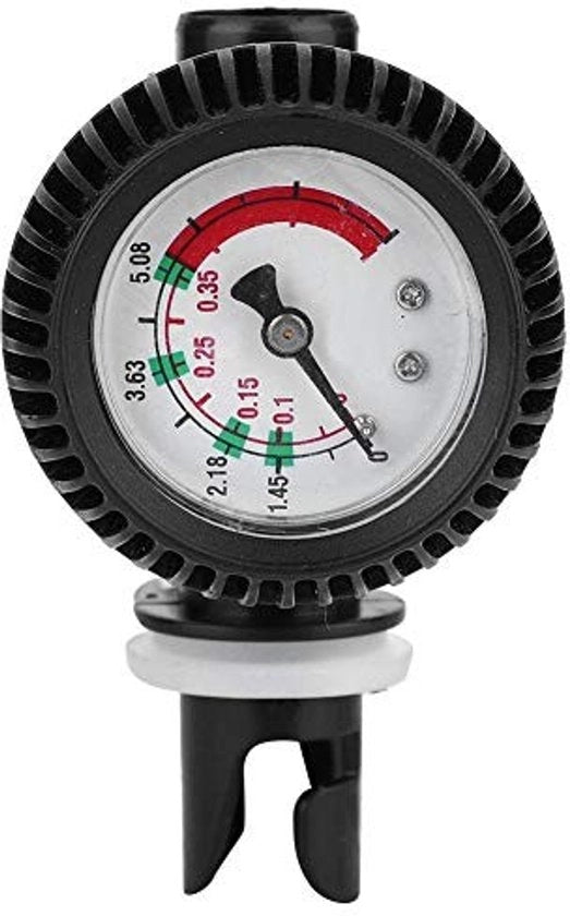 Misuratore di pressione fino a 0,6 bar - Drukmeter - Manometro - Materiale PVC duraturo - Resistente all'usura - Adatto per barche gonfiabili/ kayak
