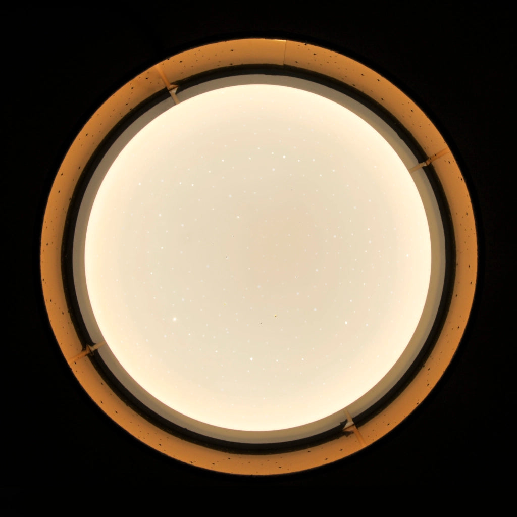 Plafoniera LED 18W 4000K taupe/oro 32cm Polux Tuluza