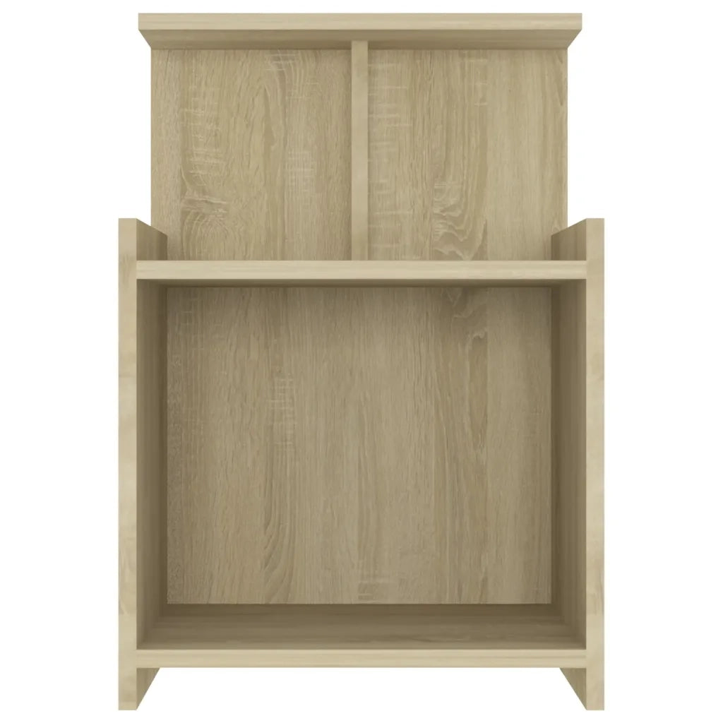 Comodini 2pz Rovere Sonoma 40x35x60 cm in Legno Multistrato 806182